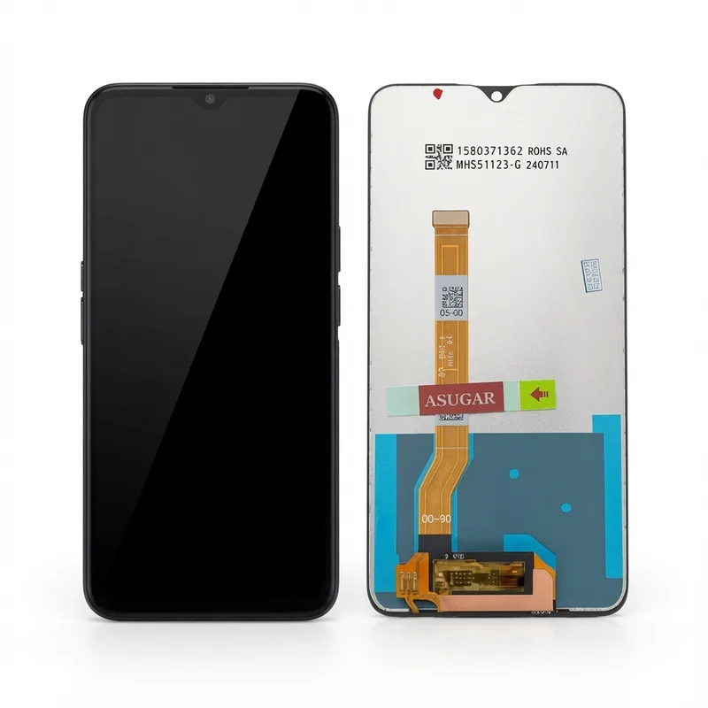 TELA REALME C35 sem aro - DIAMONDS — frontal completo com touch