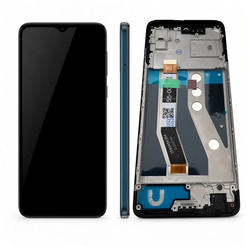 TELA MOTO E13 com aro - DIAMONDS — frontal completo com touch