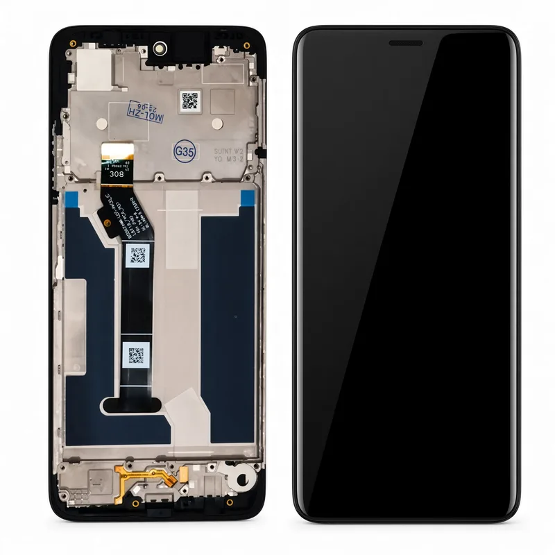 TELA MOTO G35 com aro - AMERICANO — frontal completo com touch — imagem 1