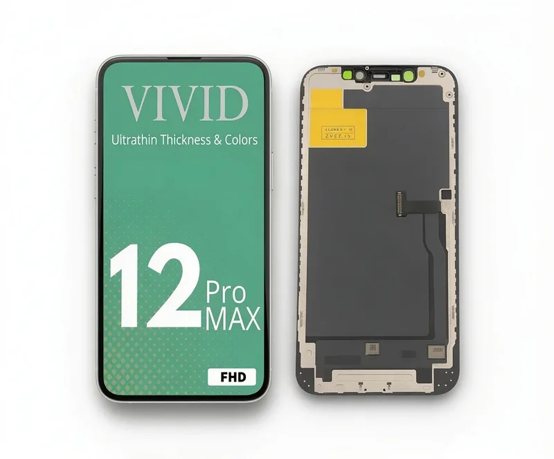 TELA IPHONE 12 PRO MAX FHD - AMERICANO — frontal completo com touch