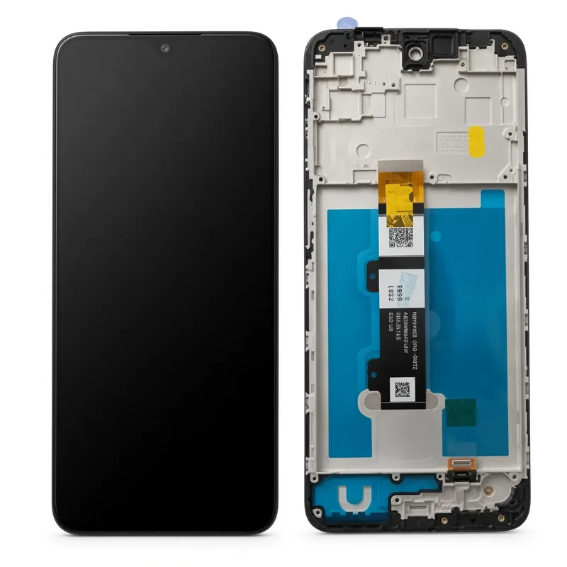 TELA MOTO E32 com aro - AMERICANO — frontal completo com touch