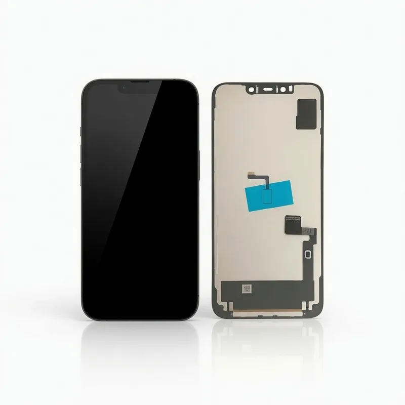TELA IPHONE 14 PRETO SOFT OLED - AMERICANO — frontal completo com touch — imagem 1