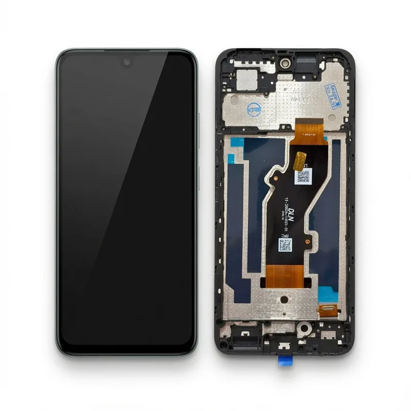 TELA INFINIX HOT 50i com aro - AMERICANO — frontal completo com touch — imagem 1