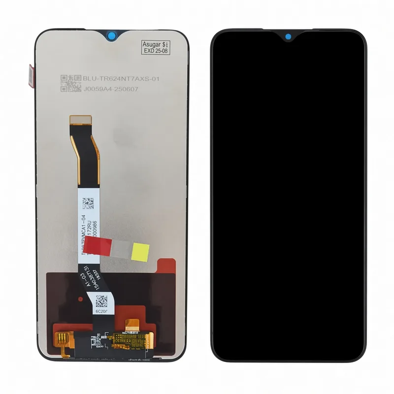 TELA REDMI NOTE 8 PRETO sem aro - AMERICANO — frontal completo com touch