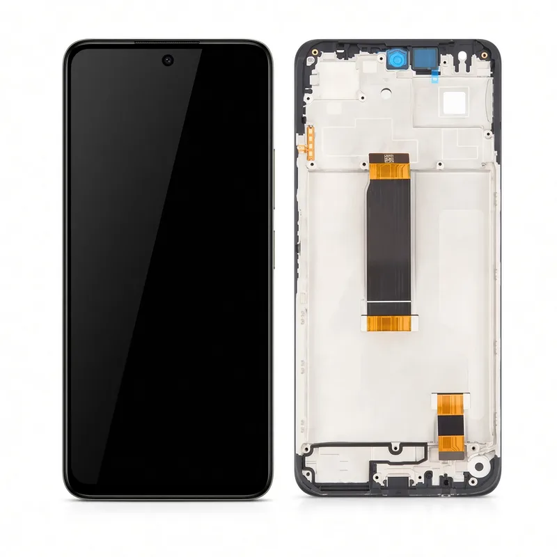 TELA REDMI 13 PRETO com aro - AMERICANO — frontal completo com touch — imagem 1