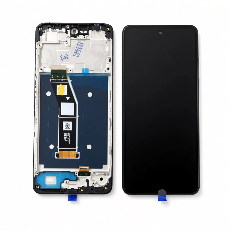 TELA MOTO G04/G04S com aro - DIAMONDS — frontal completo com touch — imagem 1