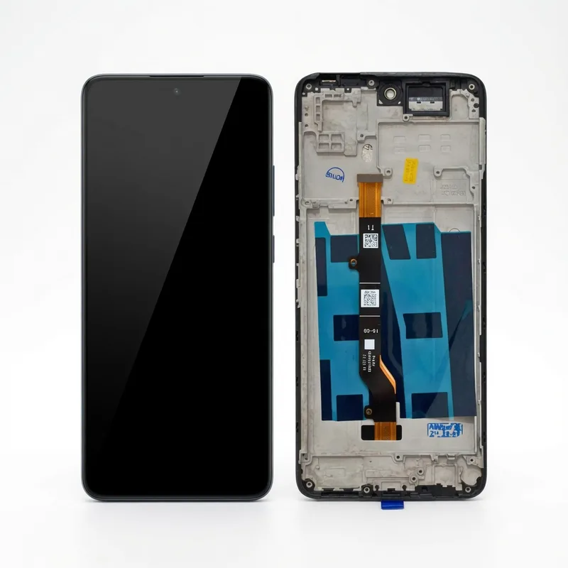 TELA INFINIX HOT 11S/X6812 com aro - DIAMONDS — frontal completo com touch — imagem 1