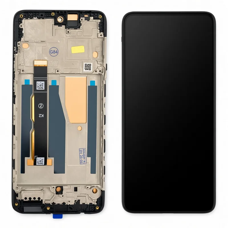 TELA MOTO G84 com aro AMOLED - NACIONAL AMERICANO — frontal completo com touch — imagem 1